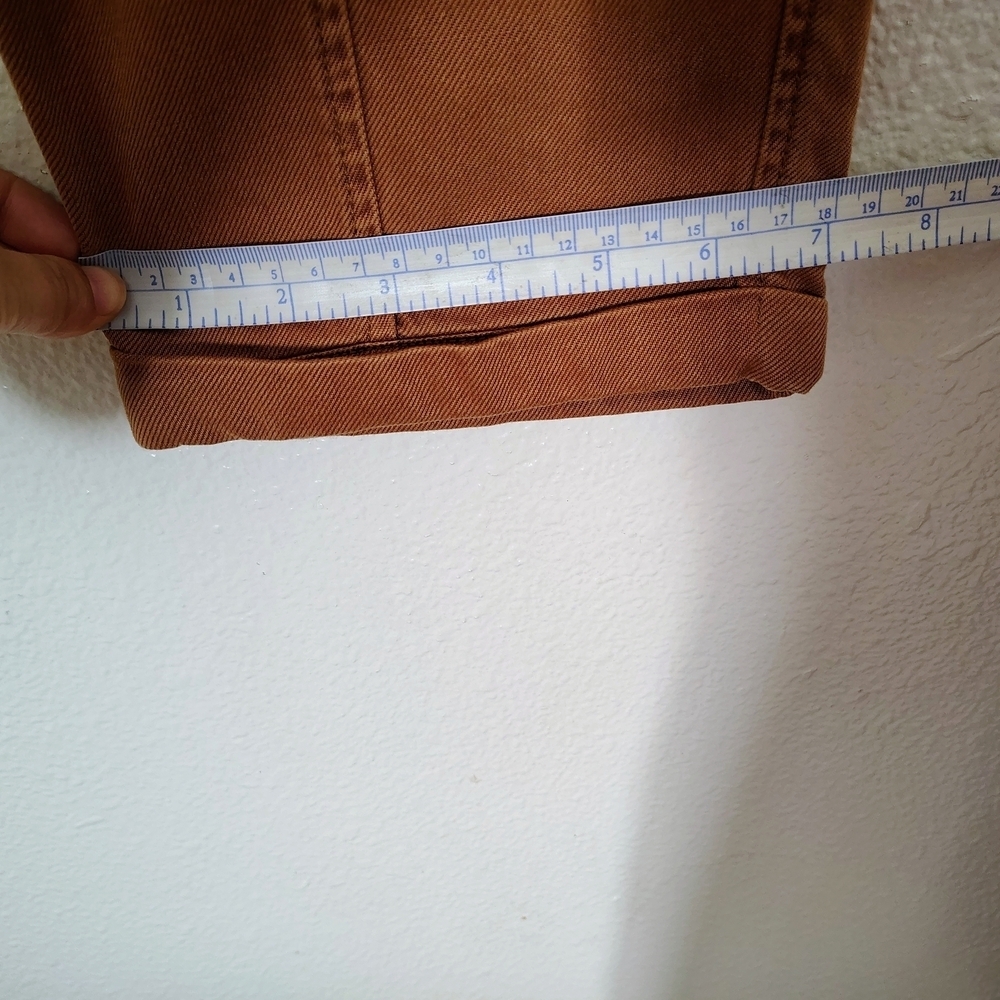 Nicole Miller Women's Ginger Capri Cargo Pants Sz 8 Waistband Lyocell/Cotton - Picture 9 of 14